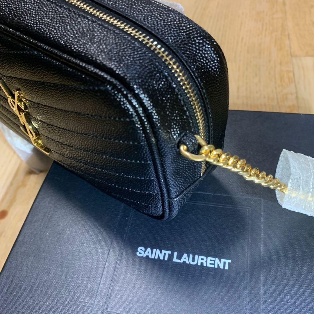 Lou mini bag in matelassé grain de poudre embossed leather shop