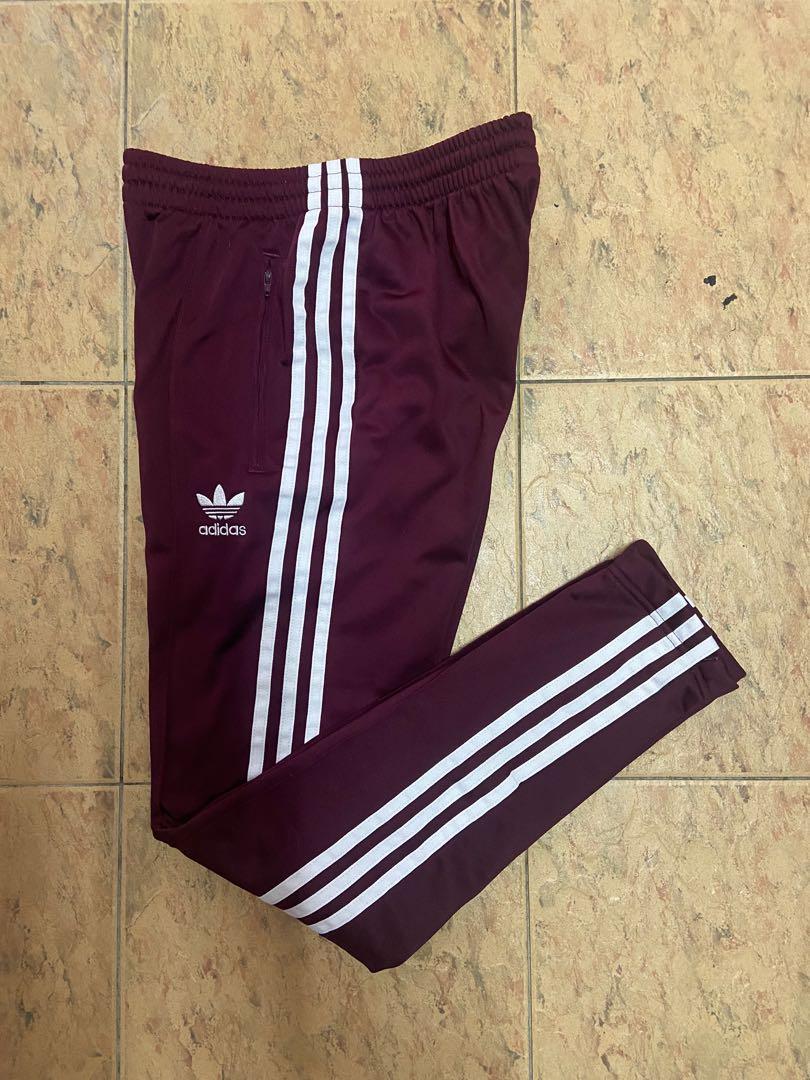 Adidas trace shop maroon pants