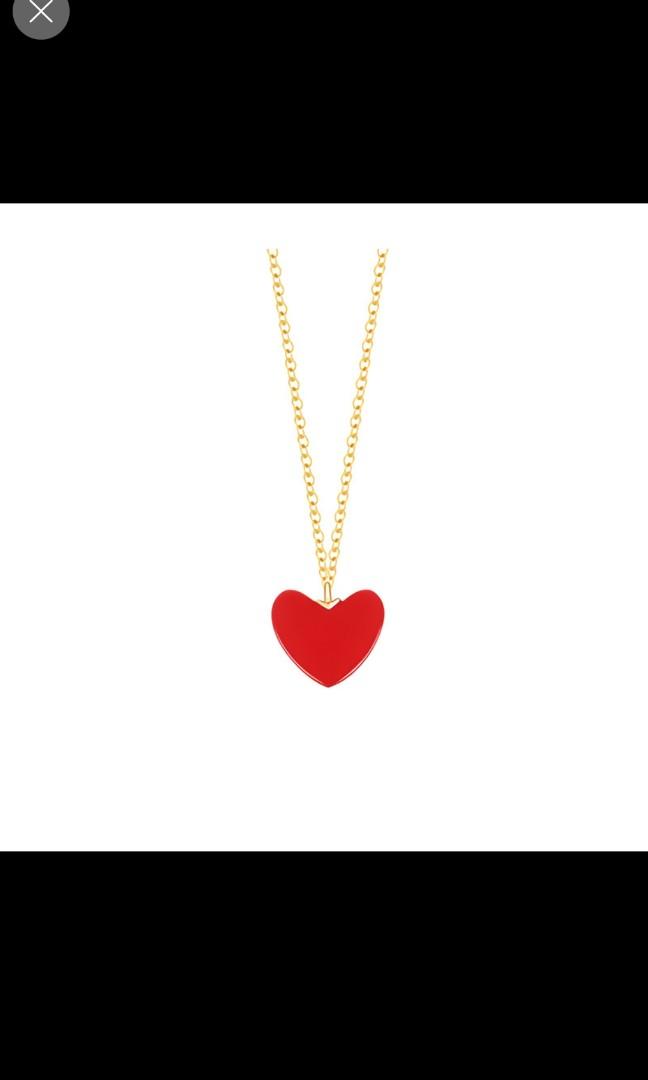 Ahkah shop heart necklace