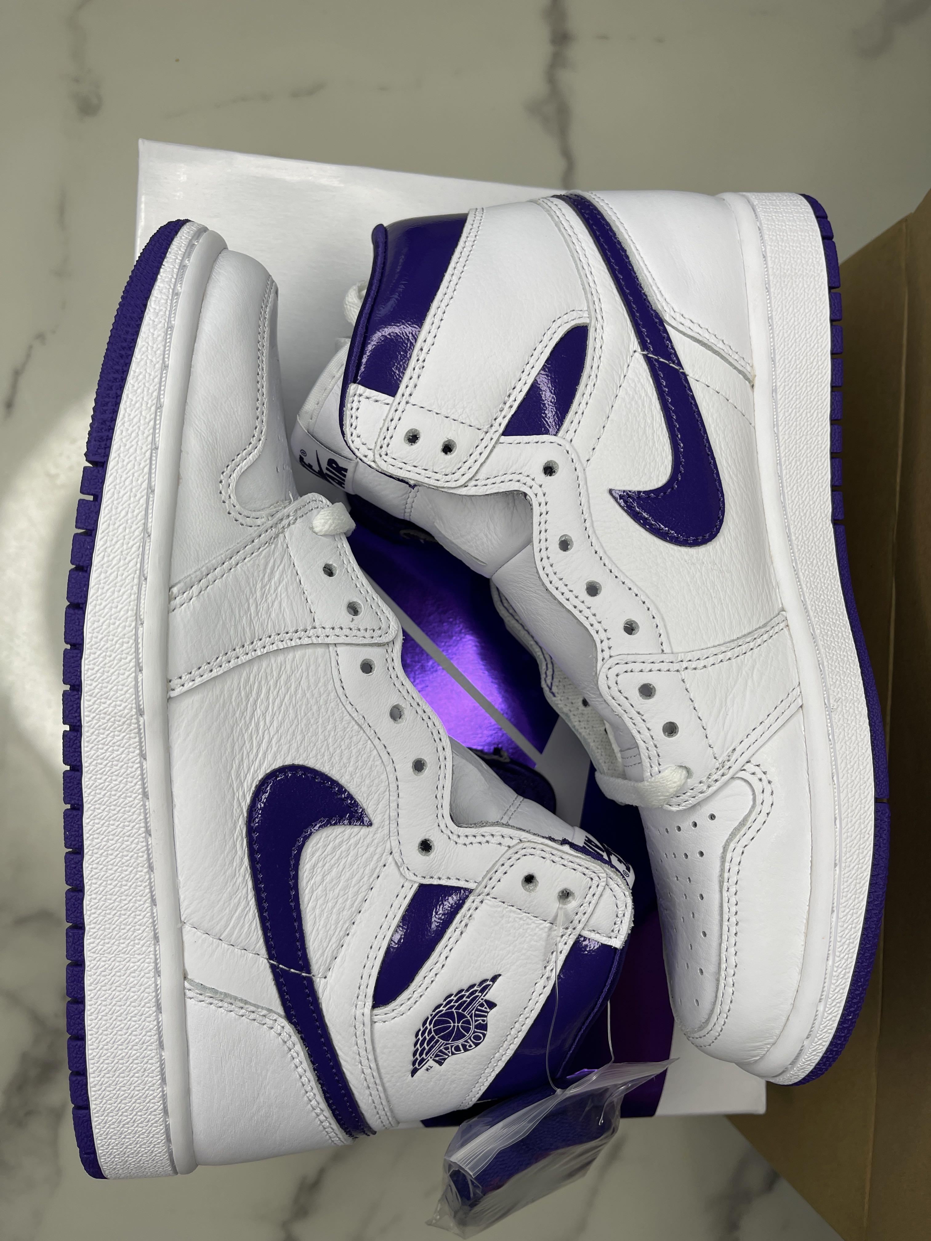 court purple jordan 1 price