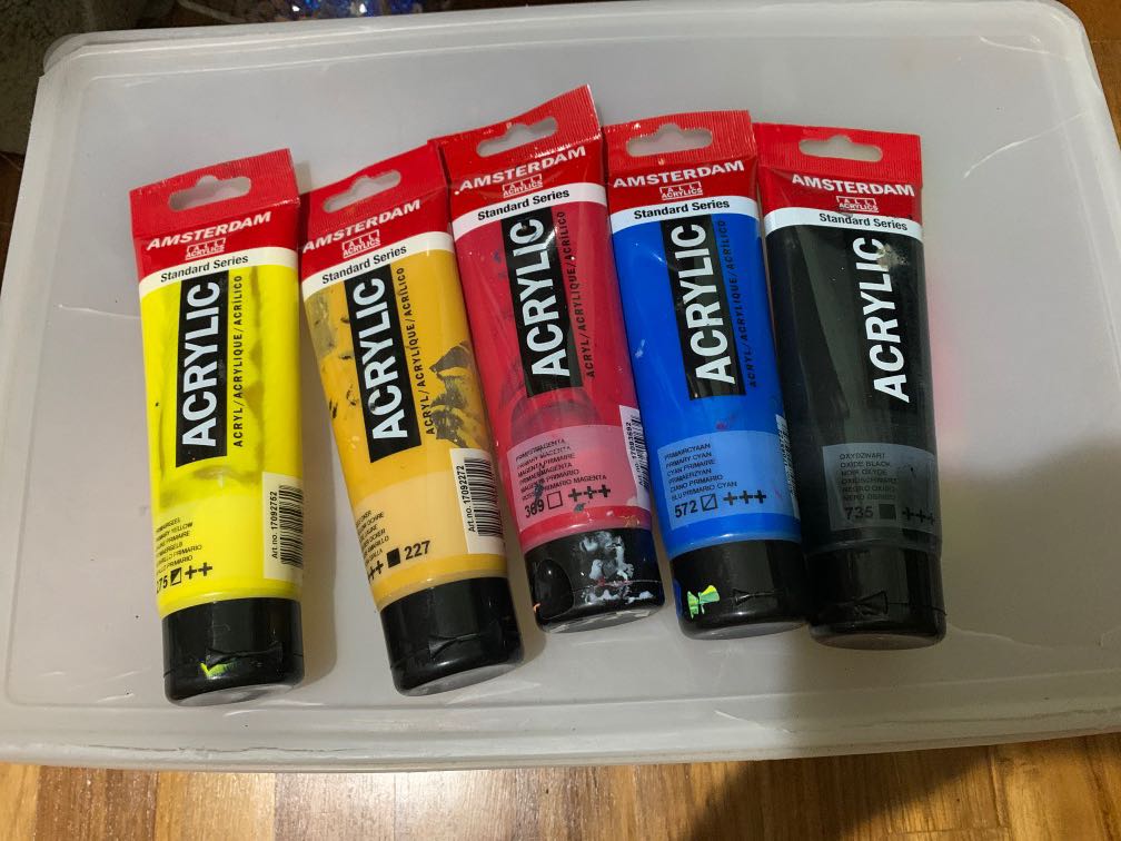 Amsterdam acrylic paints, Hobbies & Toys, Stationery & Craft, Craft