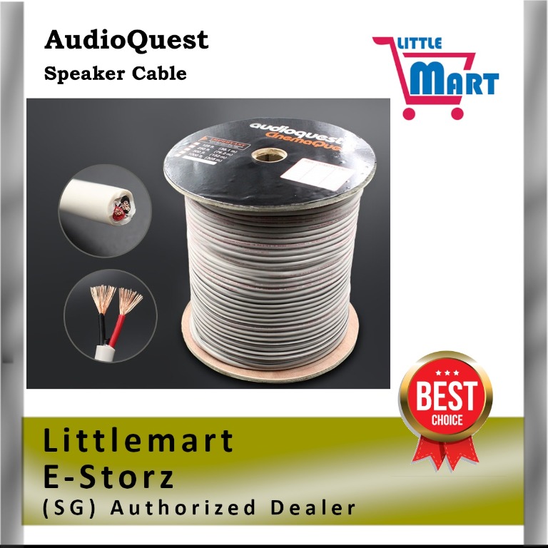 SG 🎵] Audio Quest – FLX 14/2 Speaker Cable (USA), Audio, Portable