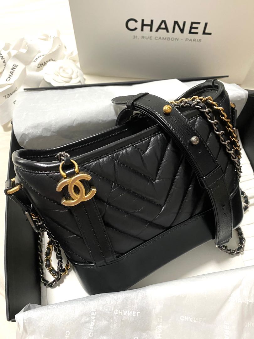 [Authentic] Chanel Gabrielle Hobo Small, Luxury, Bags & Wallets on ...