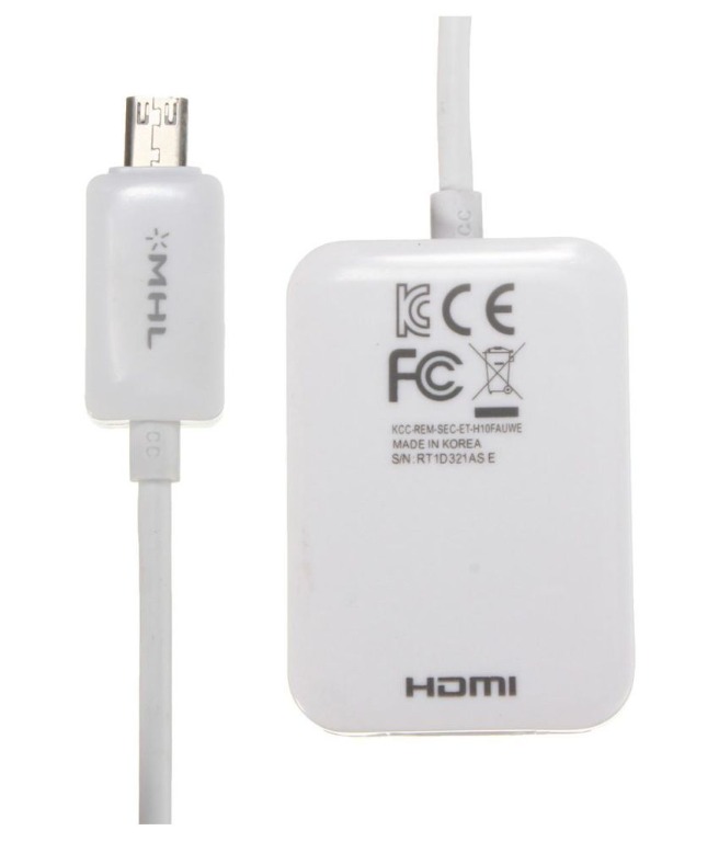  Yubohai - Cable móvil a TV de 6.5 pies, cable micro USB a HDMI,  MHL a HDMI 1080P, cable adaptador HDTV para Samsung Galaxy /S3/S4/S5/Note 3  Galaxy Tab 3 8.0, Tab