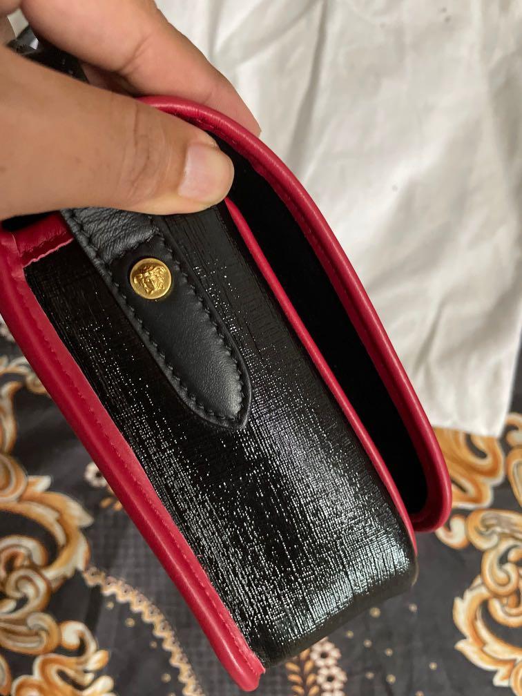 Authentic New Versace saddle flap bag, Luxury, Bags & Wallets on Carousell