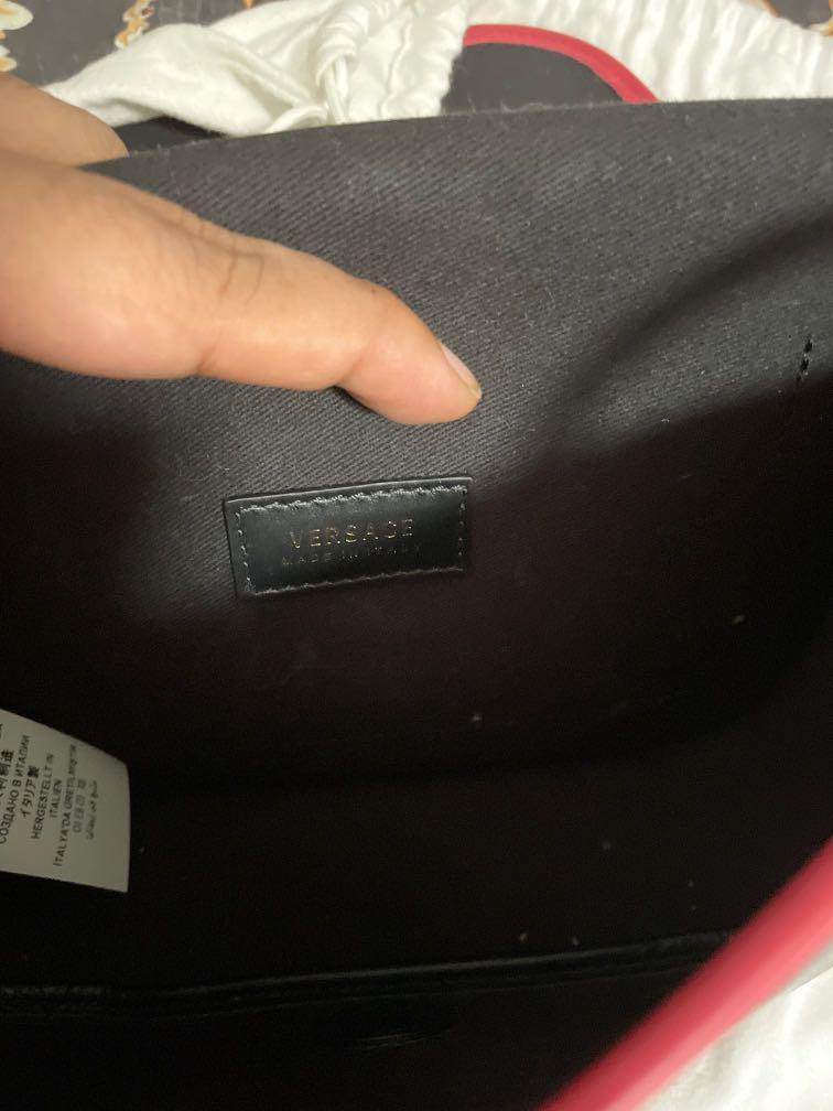 Authentic New Versace saddle flap bag, Luxury, Bags & Wallets on Carousell