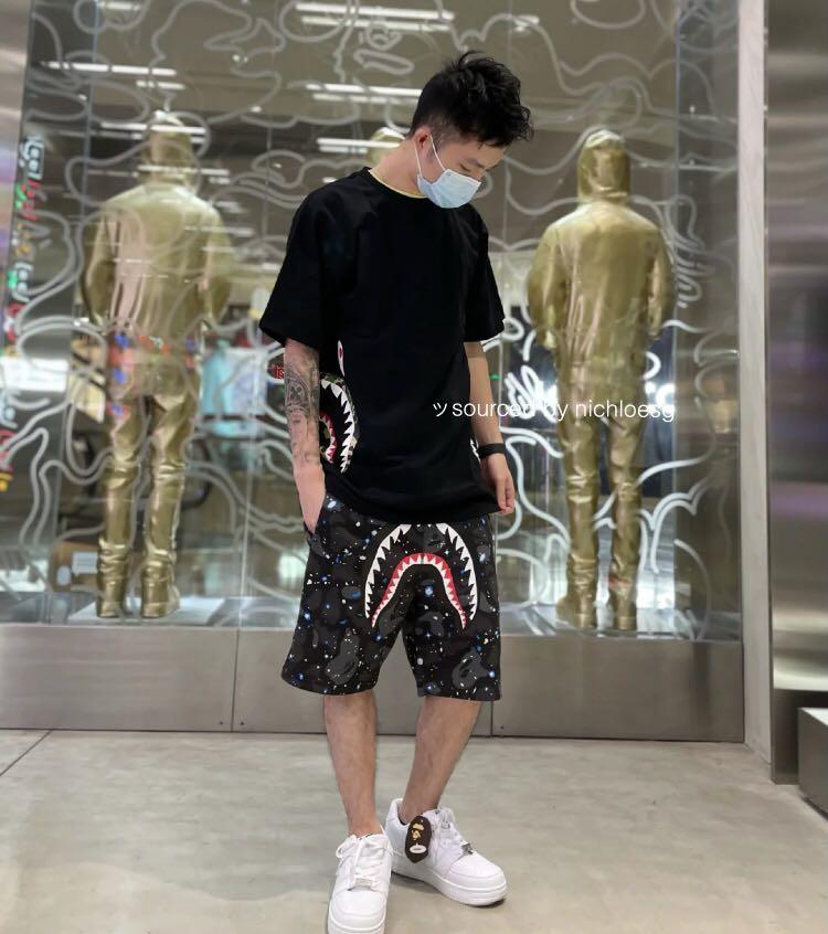 bape space shorts