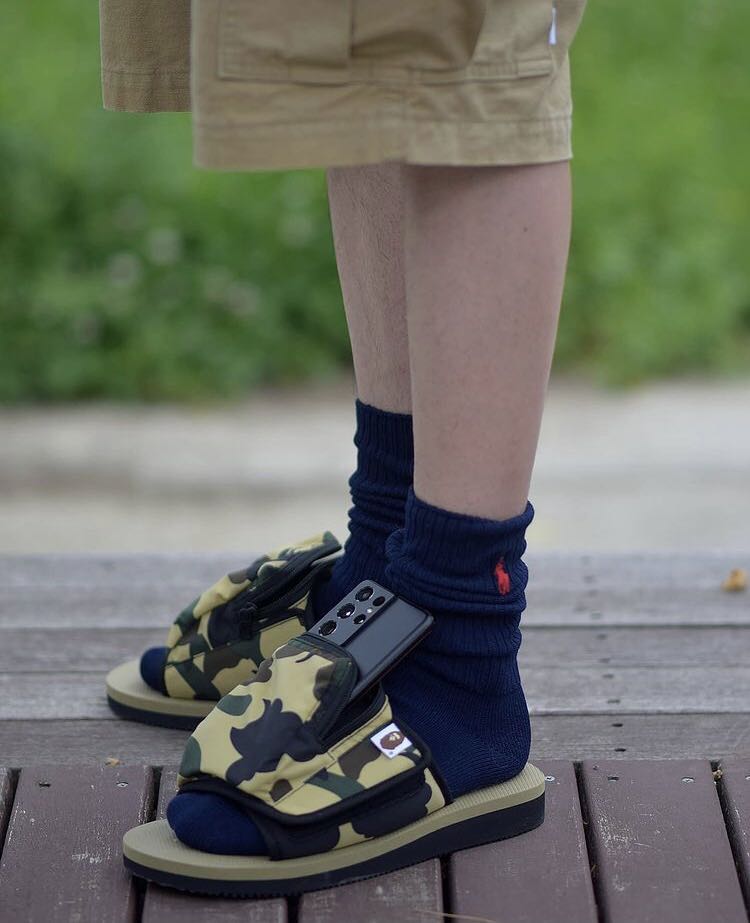 bape suicoke sandals