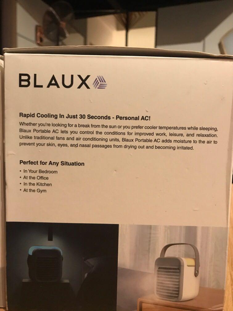 Blaux Portable air conditioner, TV & Home Appliances, Air Conditioners