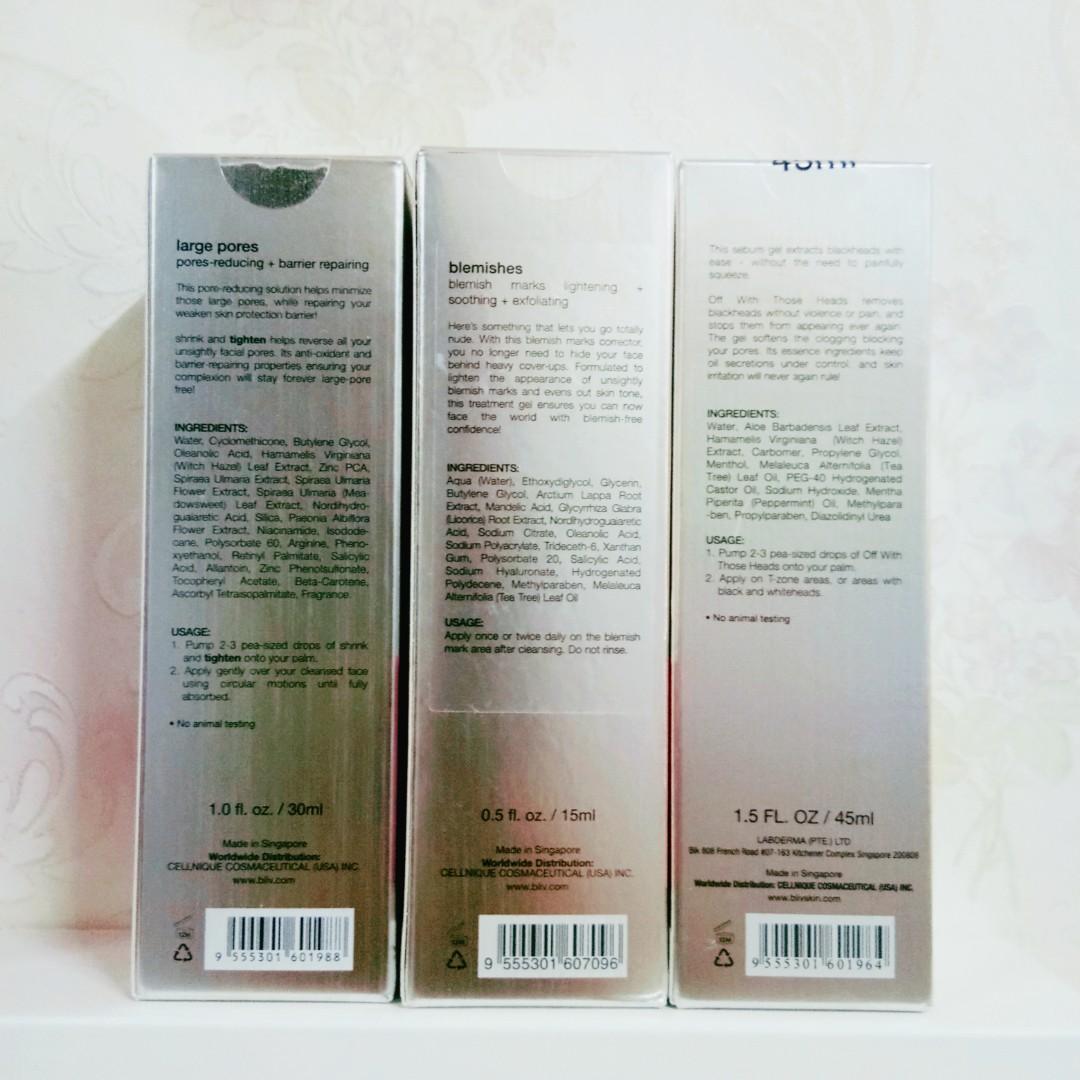 B.Liv Shrink And Tighten 30Ml - Large Pores Reducing Serum (9555301601988)