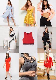 BRAND NEW CLOTHES (Dresses, Pant/Skirt Sets, Sports Bra, Blazer) BRAND NEW CLOTHES (Dresses, Pant/Skirt Sets, Sports Bra, Blazer)