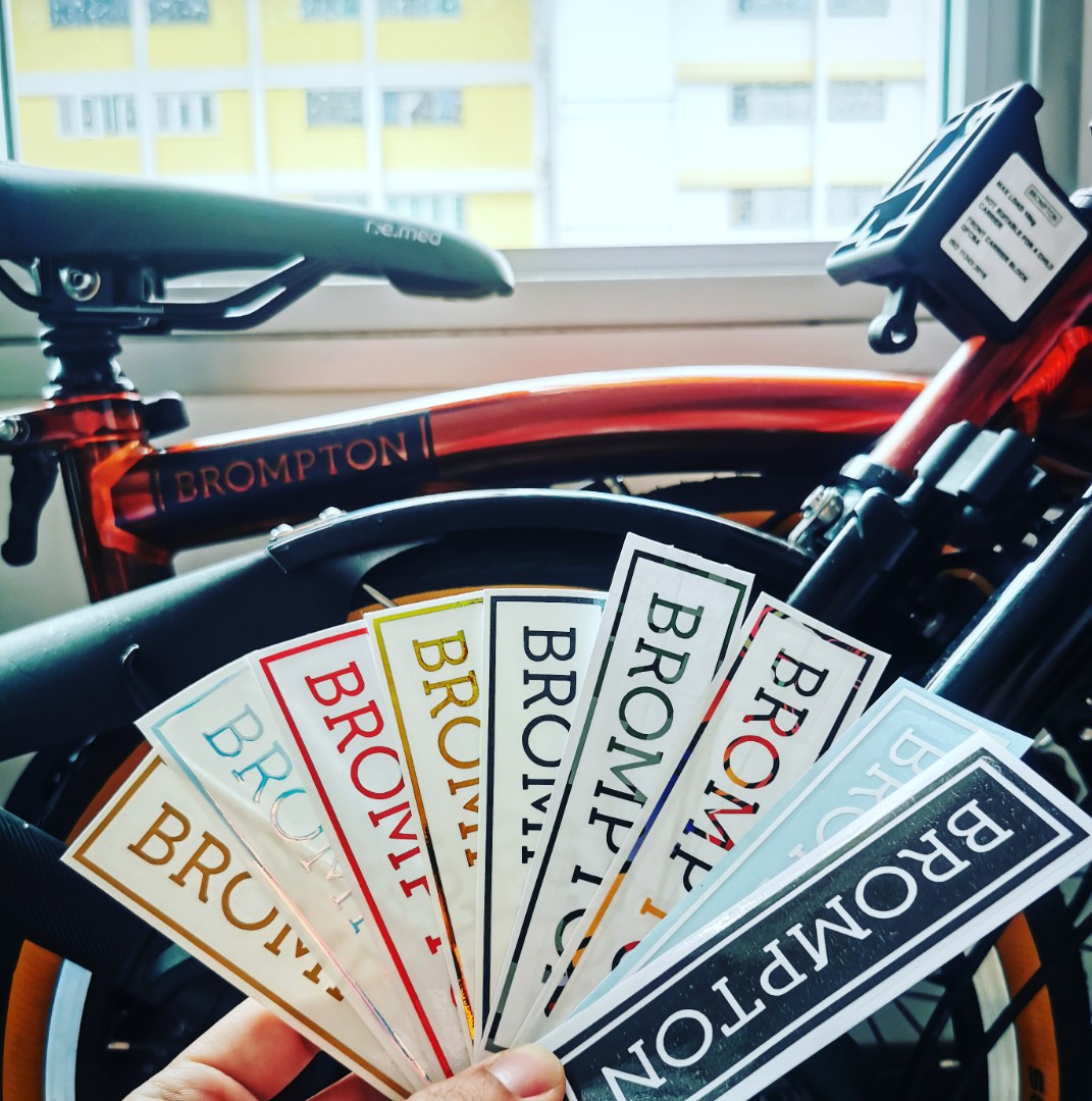 Brompton decal discount