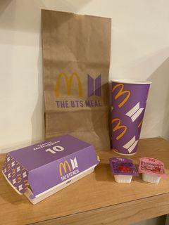 全新的BTS x 麥當勞聯名包裝