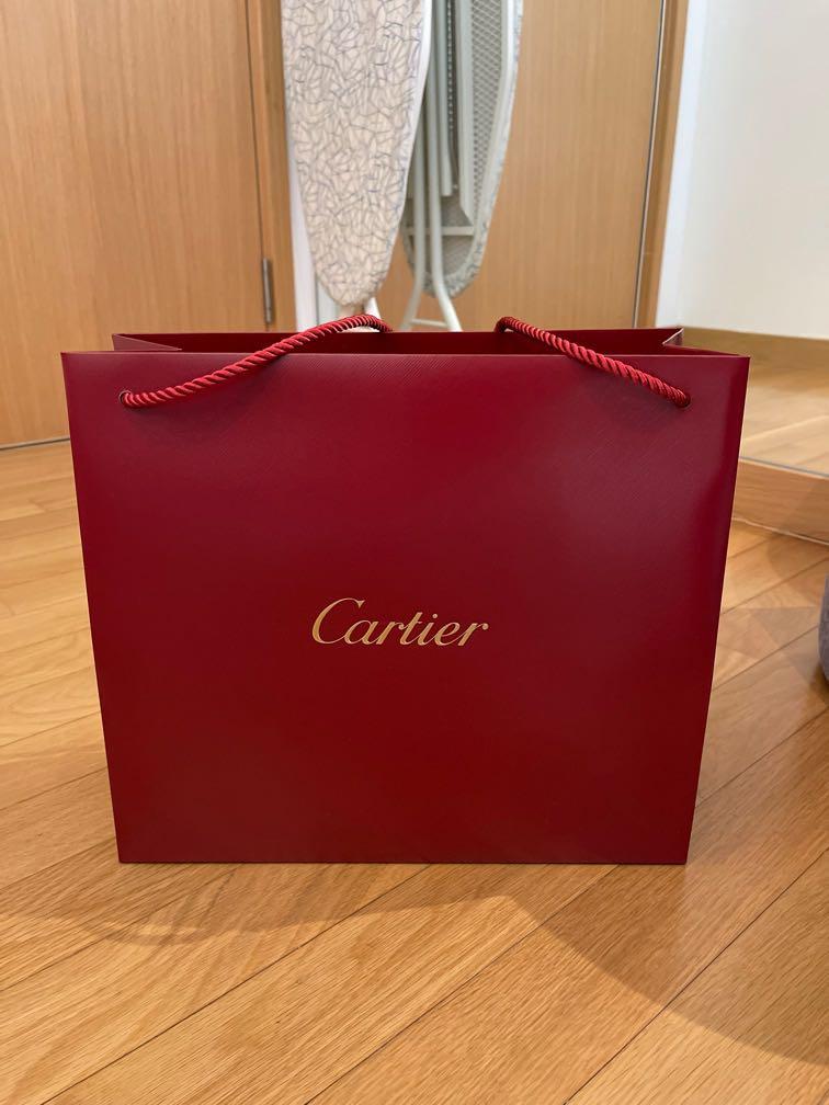 Cartier 2024 paper bag