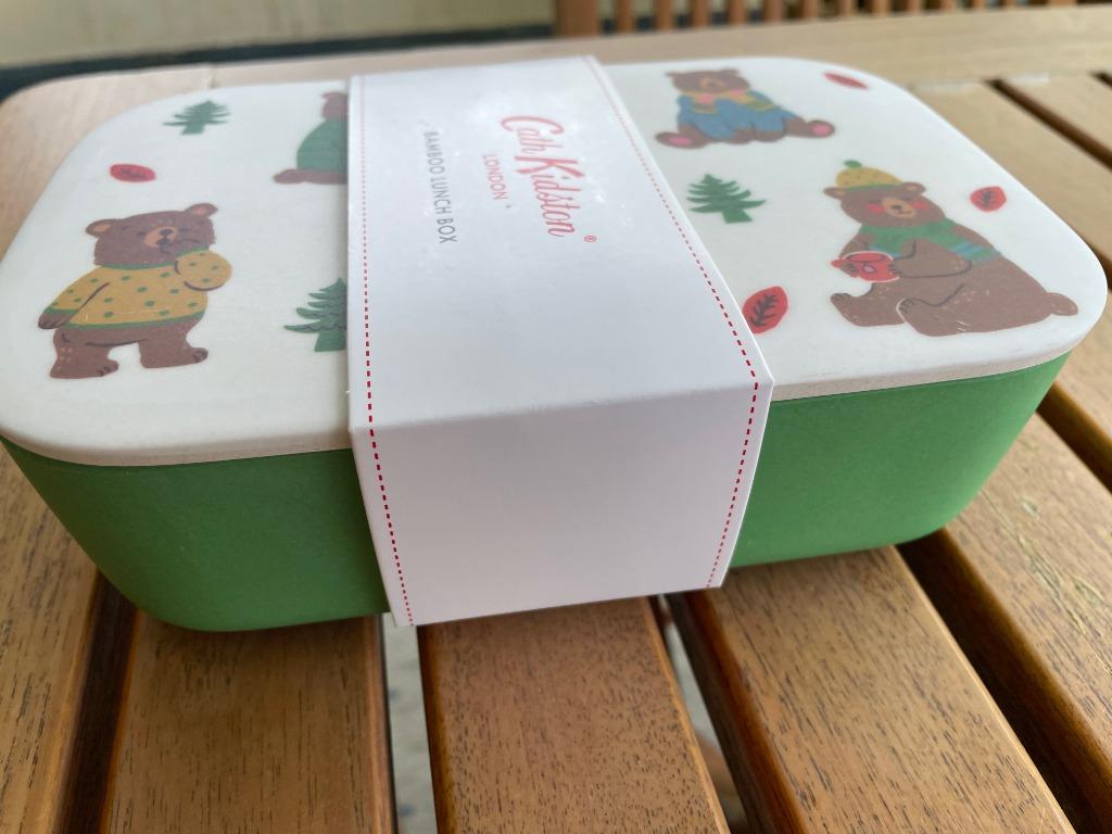 CATH KIDSTON Woodland Bear Bamboo Lunch Box