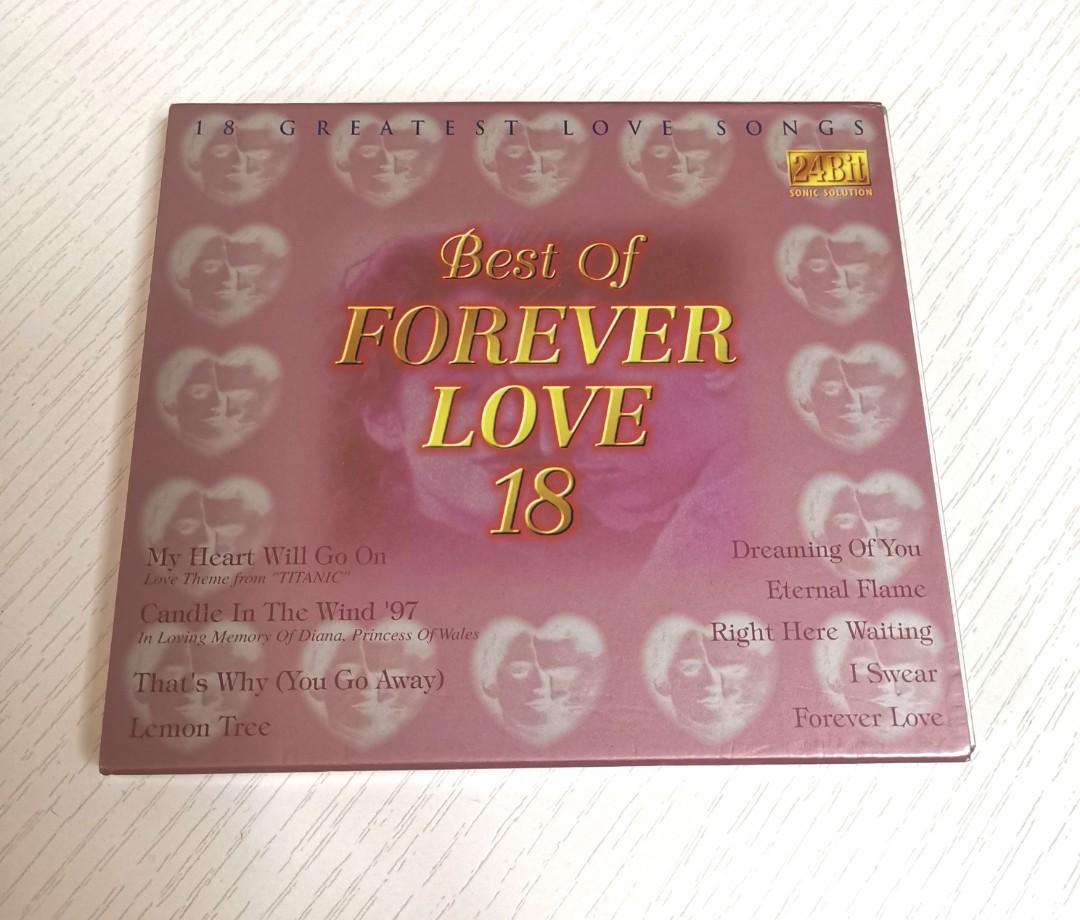Cd Best Of Forever Love 18 英文歌 興趣及遊戲 音樂樂器 配件 音樂與媒體 Cd 及dvd Carousell