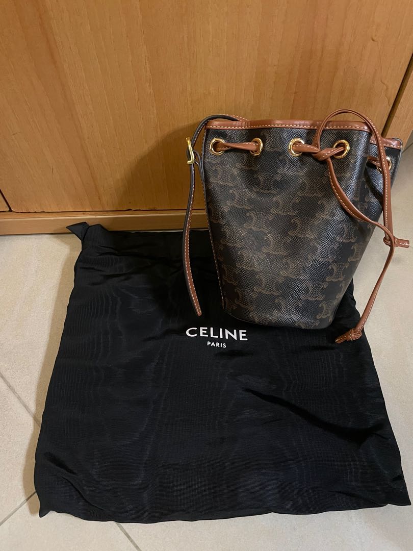 celine micro drawstring