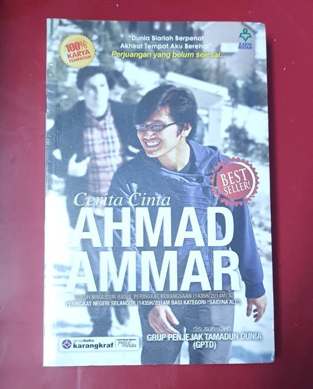 Cerita Cinta Ahmad Ammar Books Stationery Books On Carousell