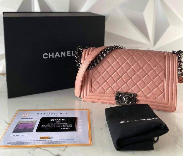 Chanel le discount boy pink