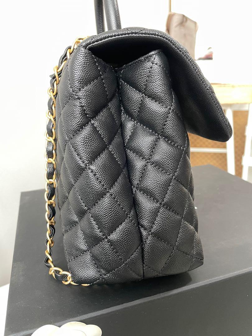 Chanel maxi flap bag with top handle store