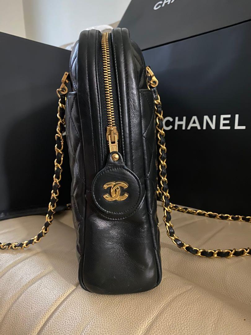chanel quilted leather purse handbag