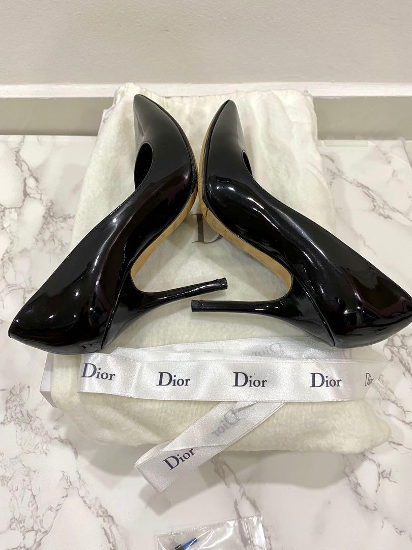 Christian Dior Cherie Pointy Pump Black)- 10 cm, Luxury