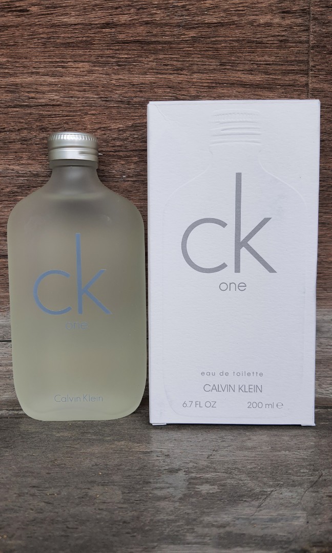 Ck one on sale original vs fake