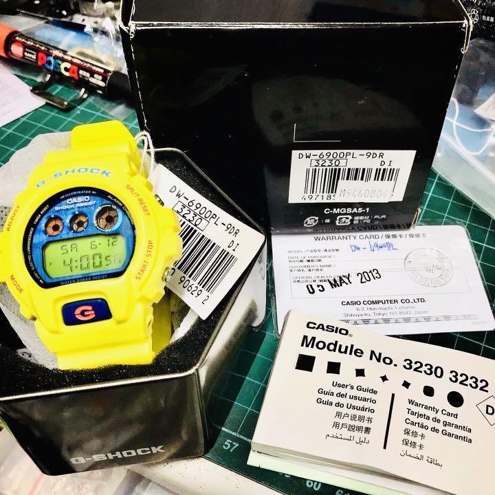 Dw6900 Crazy colour Gshock pl9