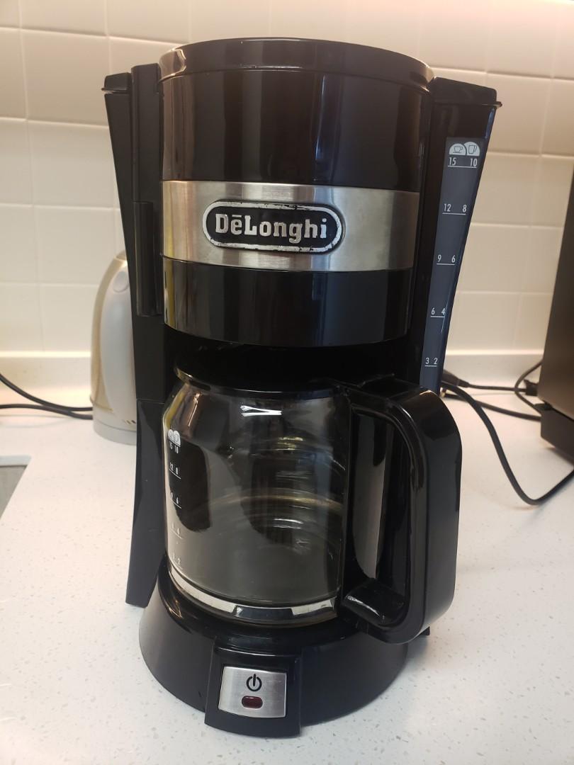 Delonghi 濾式/滴漏式咖啡機 coffee machine ICM15210, 家庭電器, 廚房電器, 咖啡機及咖啡壺