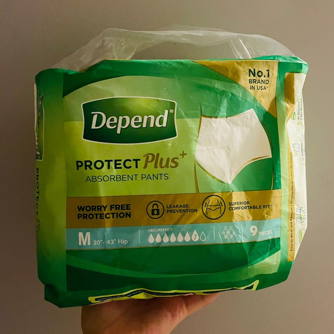 Depend protect plus absorbent pant M, Babies & Kids, Maternity Care on  Carousell