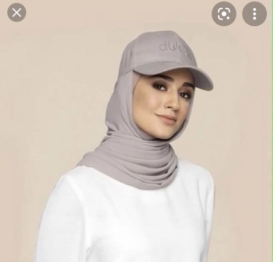 dUCK Cap Hijab - in Grey, Women's 