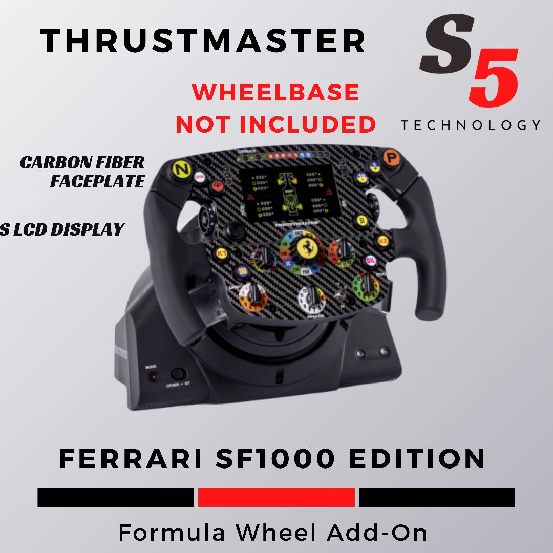 Sf1000 Thrustmaster Formula Wheel Add On Ferrari Sf1000 Editionferrari F1 Wheelthrustmaster F1