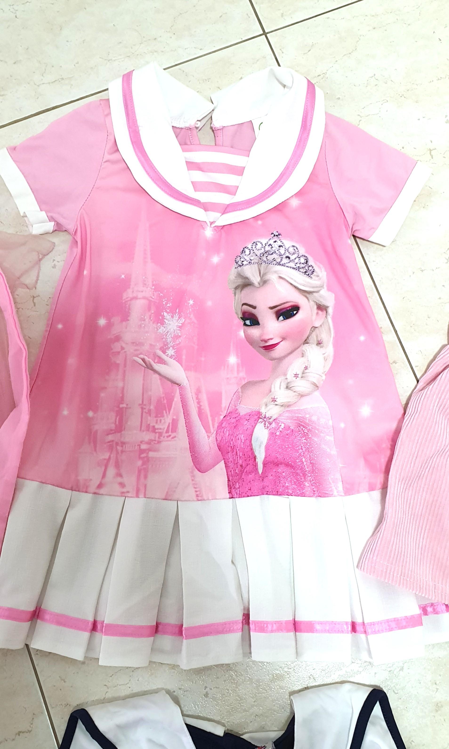 Elsa Frozen Dress (45 years), Babies & Kids, Babies & Kids Fashion on