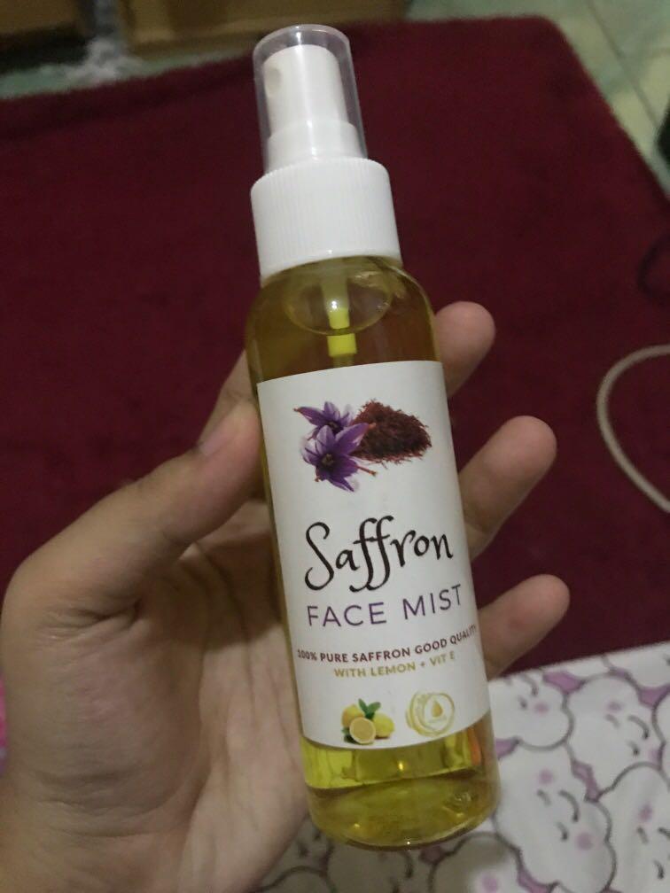 face mist saffron Kesehatan Kecantikan Kulit Sabun Tubuh di