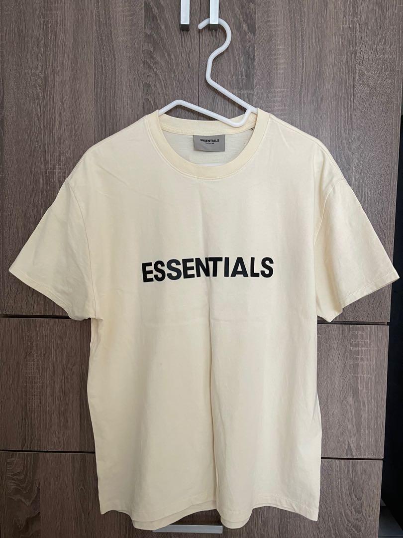 Essentials Fear Of God Cream, Men's Fashion, Tops & Sets, Tshirts 
