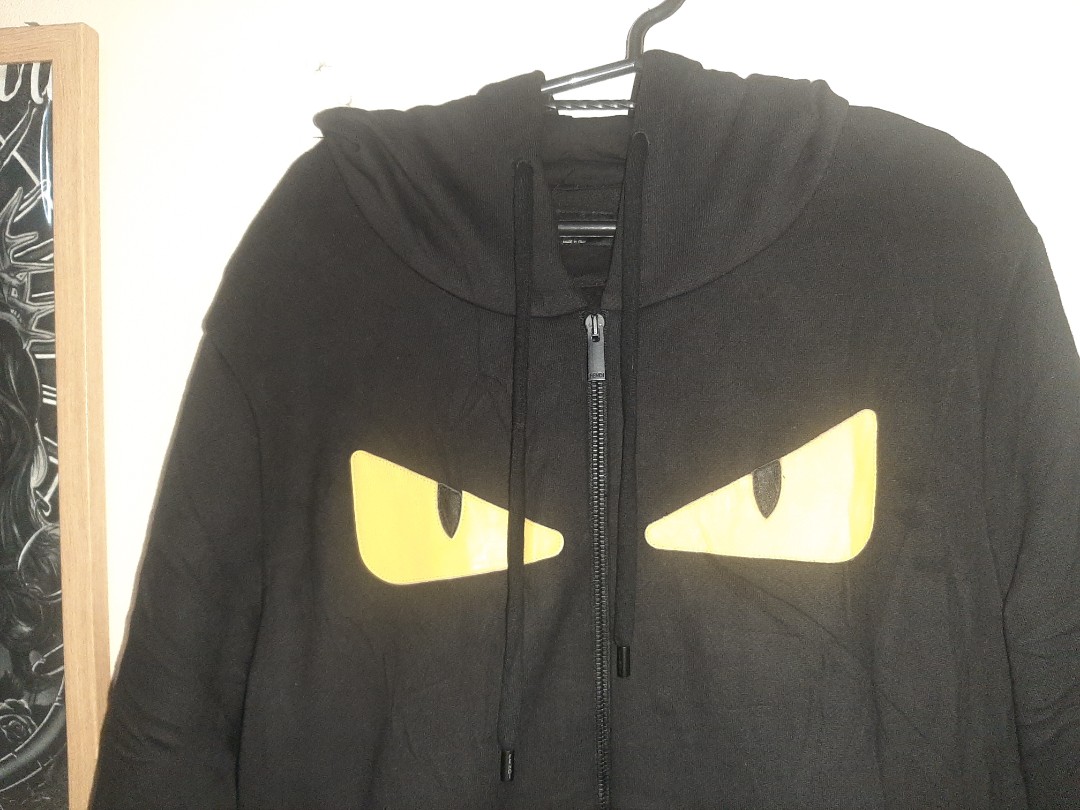 Yellow outlet eyes hoodie