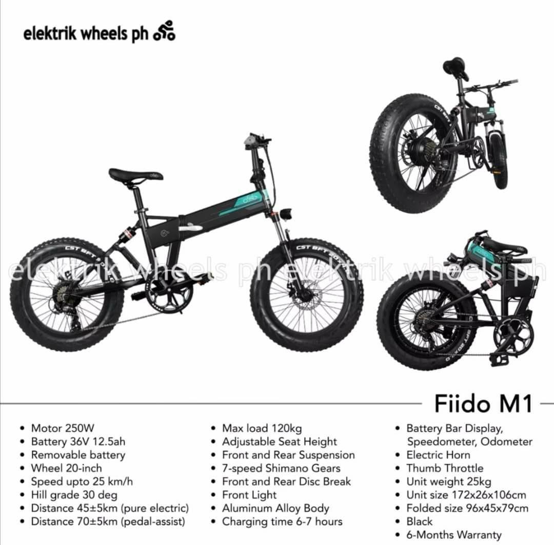 Fiido m1 sales weight