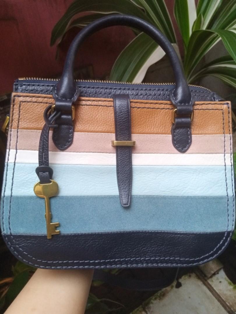 Fossil ryder hotsell satchel patchwork