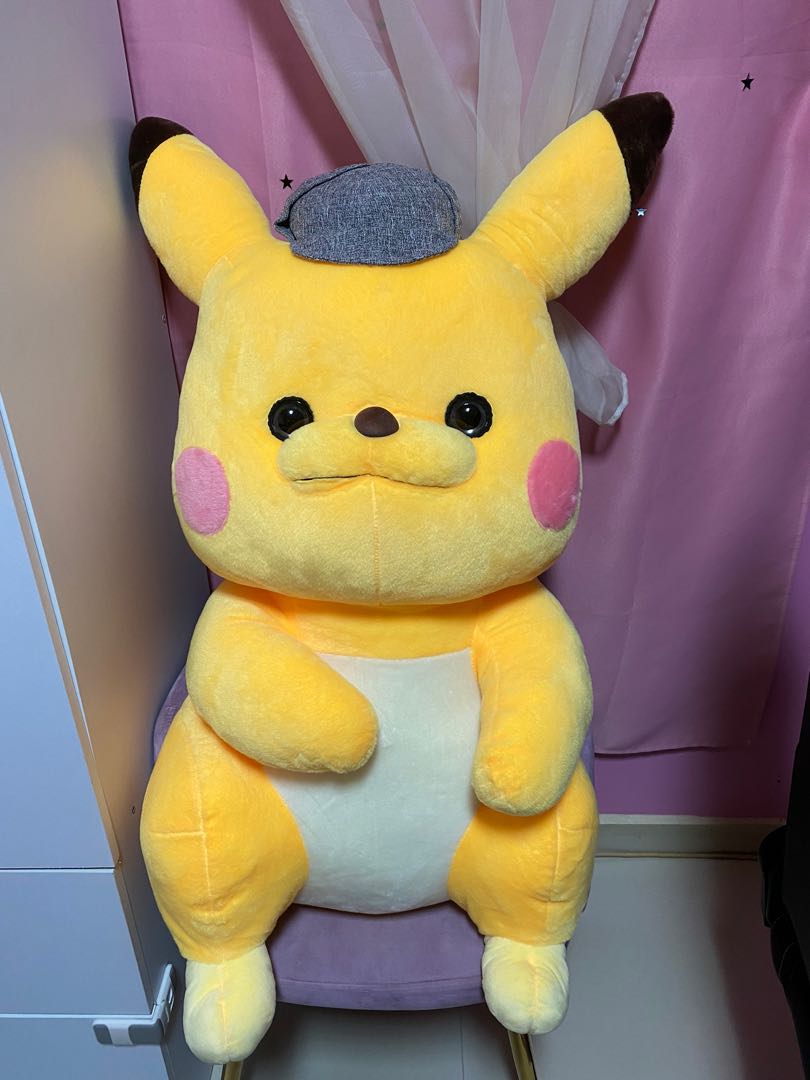 Big pikachu doll hotsell