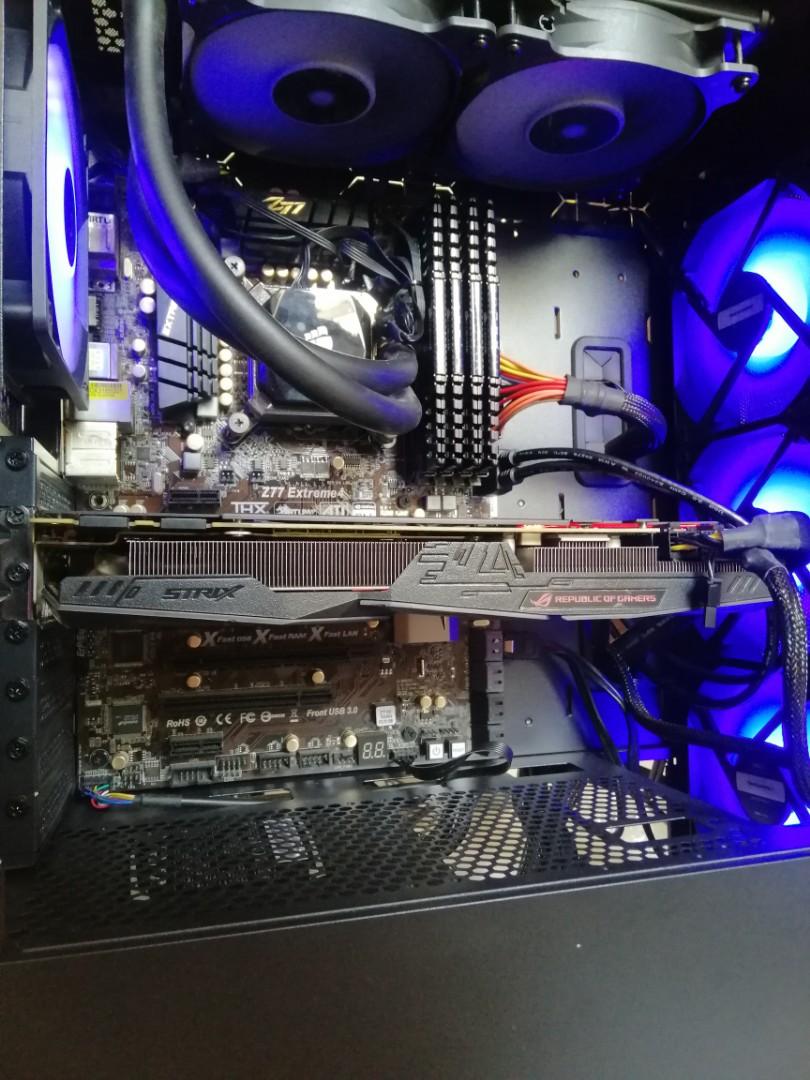 Gaming pc gtx 1080 asus strix i7 3770k Computers Tech Desktops on Carousell