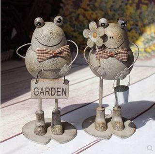 Garden Ornament Home Decorations Cute Frogs