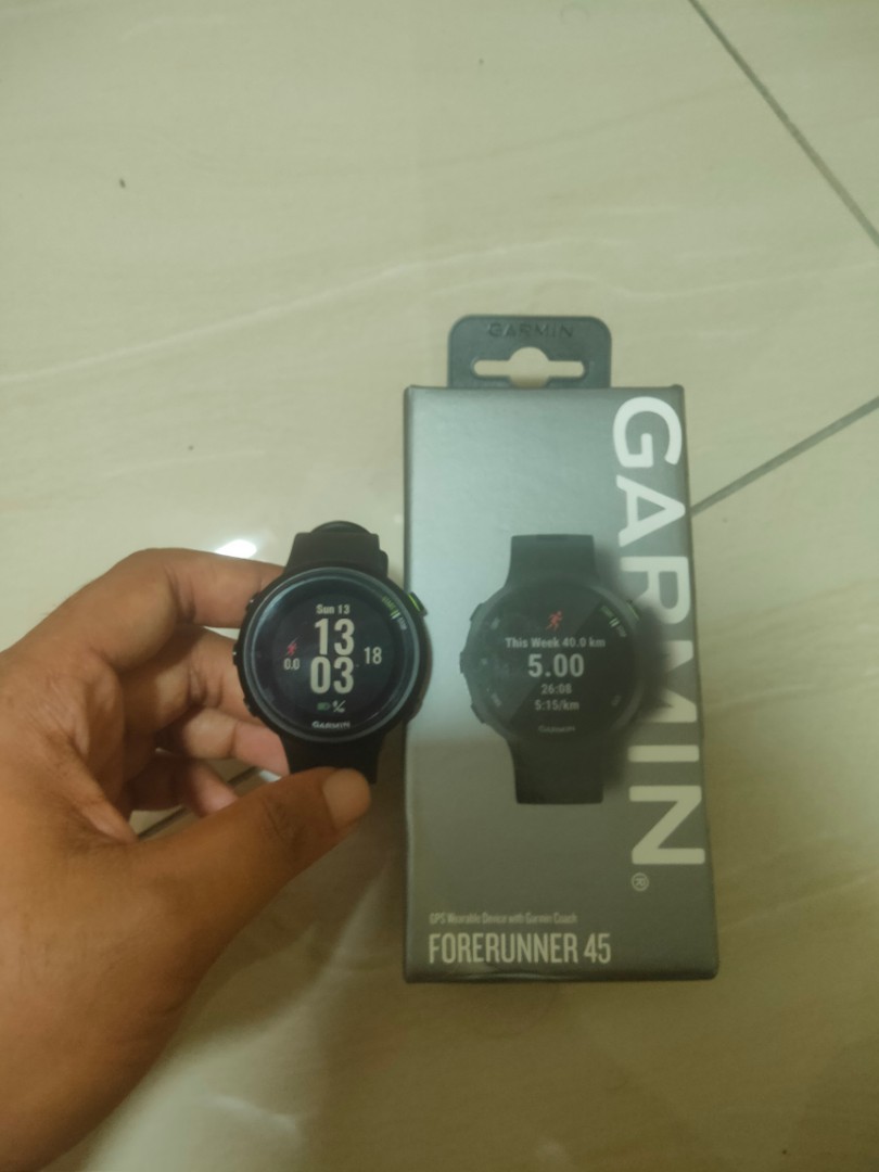 Jam tangan sales garmin forerunner 45