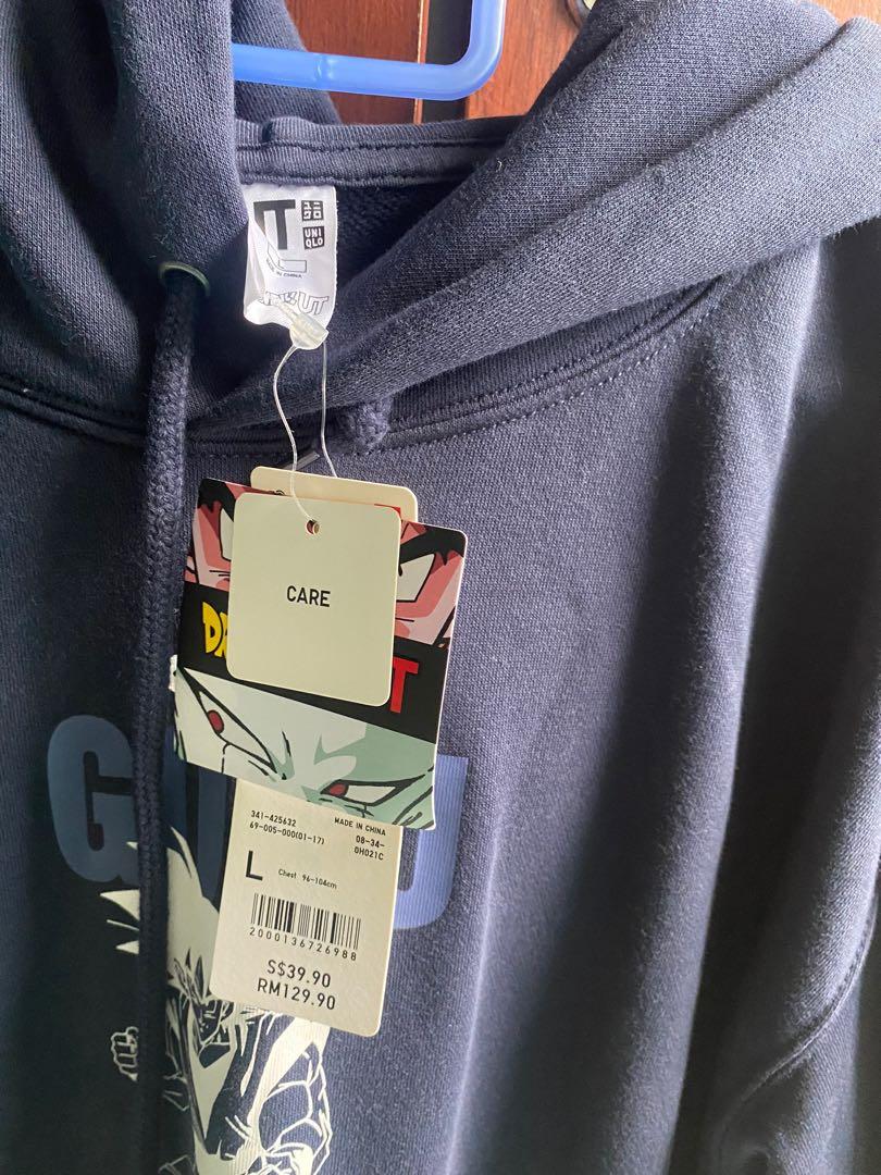 Goku Uniqlo Hoodie, Men's Fashion, Tops & Sets, Hoodies on Carousell