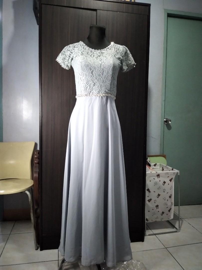Gray gown for outlet principal sponsor