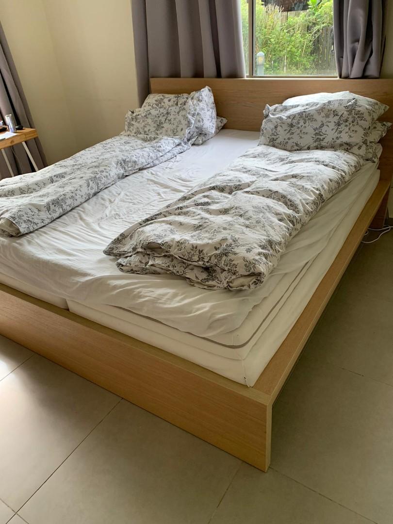 Used ikea sale malm bed frame