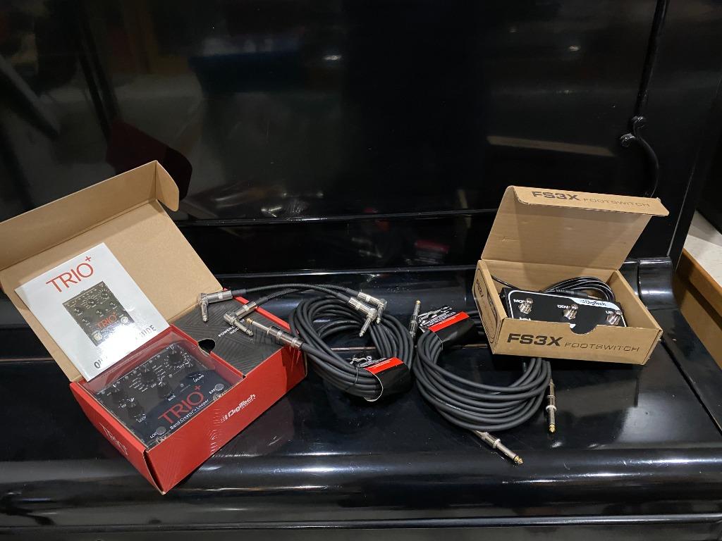 Guitar Digitech Trio Band Creator Looper W Fs3x Footswitch 4 Cables And Power Supply Music Media Music Instruments On Carousell