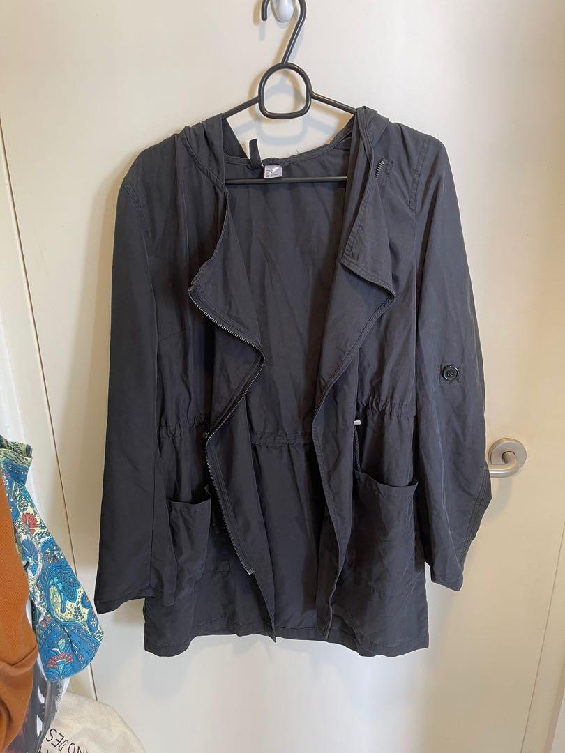 Raincoat with shop drawstring waist