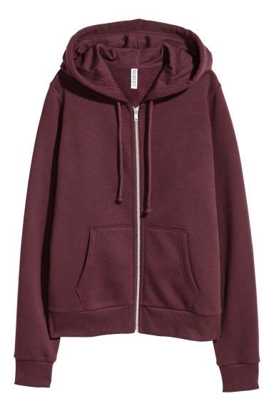 Maroon hoodie jacket