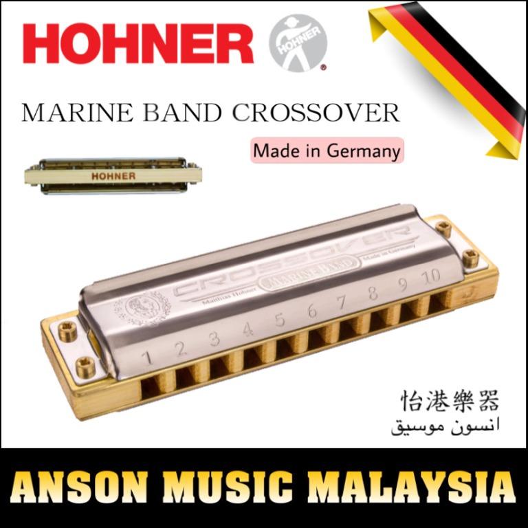 Hohner Marine Band Crossover 10-Hole Diatonic Harmonica, Hobbies