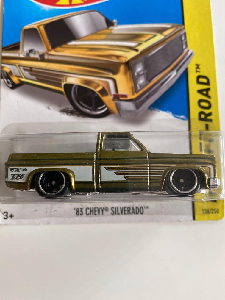 Hot wheels 83 chevy clearance silverado super treasure hunt